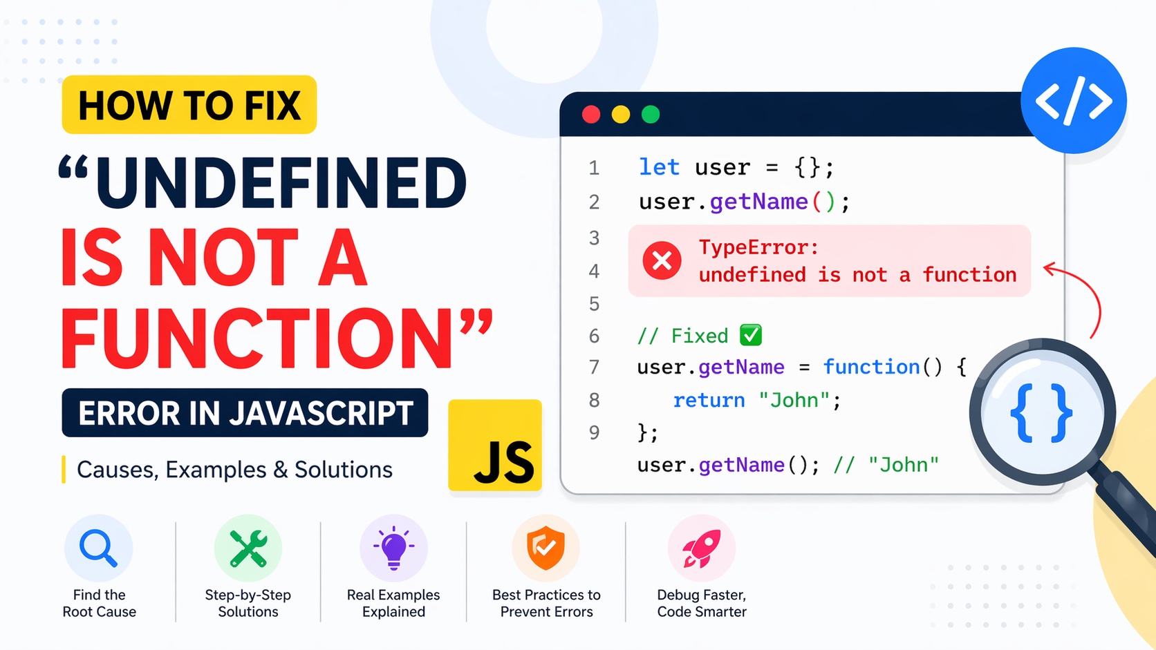 How to Fix “Undefined is Not a Function” Error in JavaScript