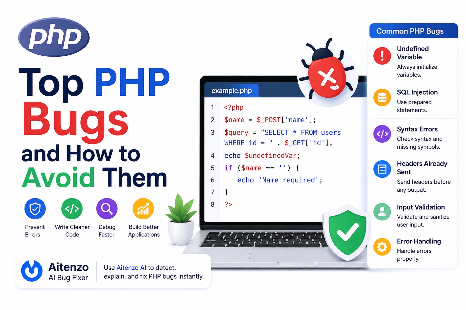 Top PHP Bugs and How to Avoid Them